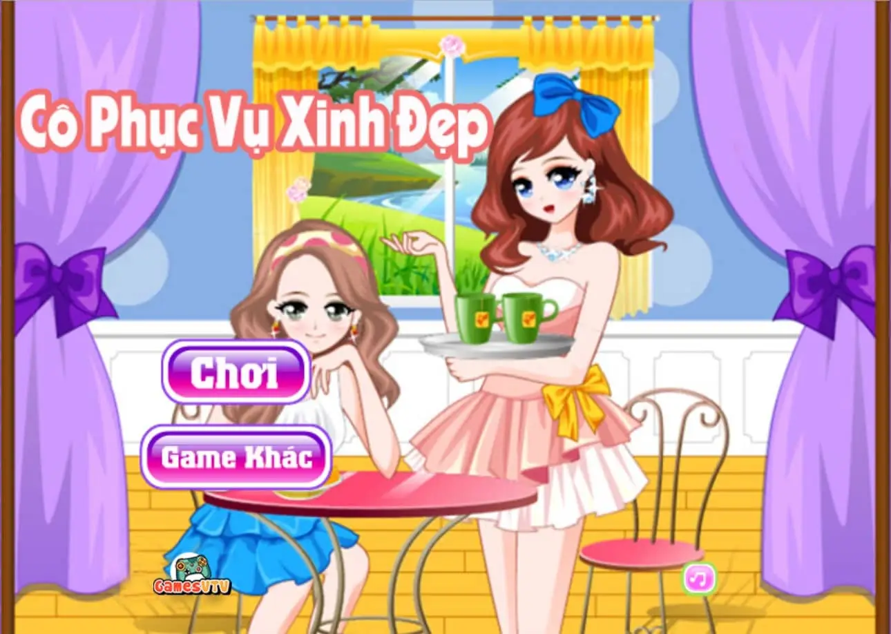 co phuc vu xinh dep
