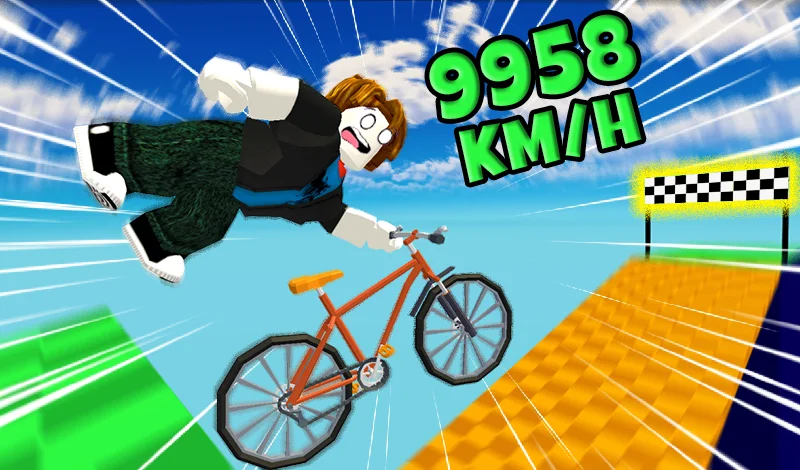 Obby đua xe đạp
