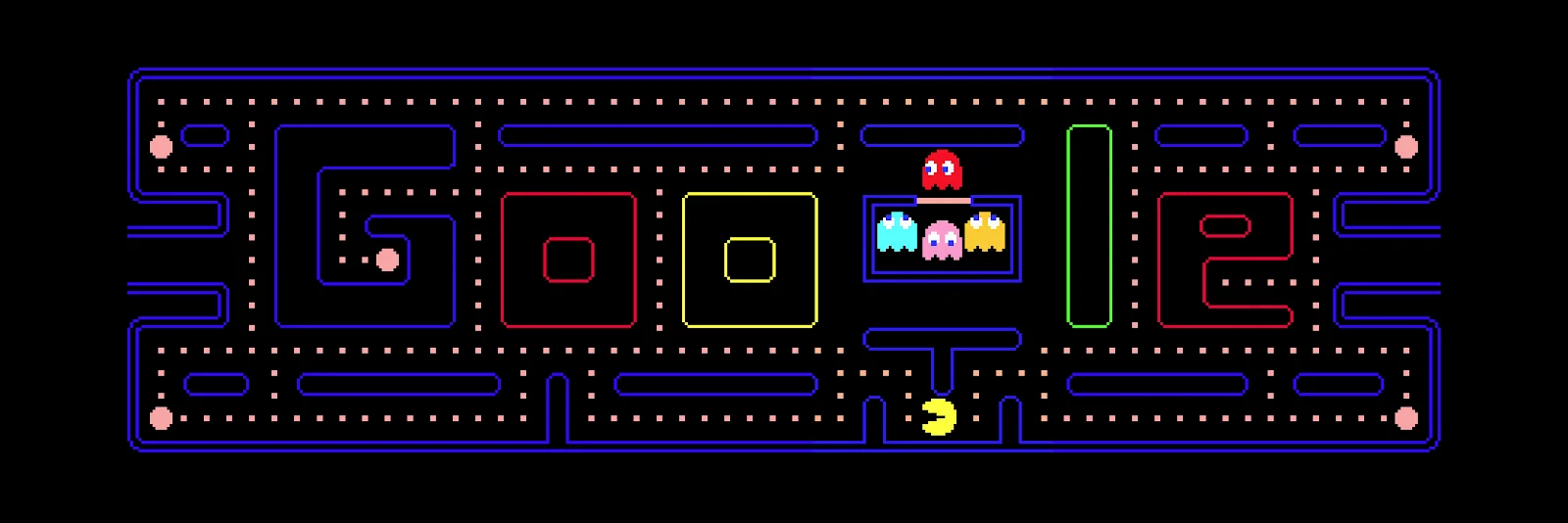 Pac-man Google