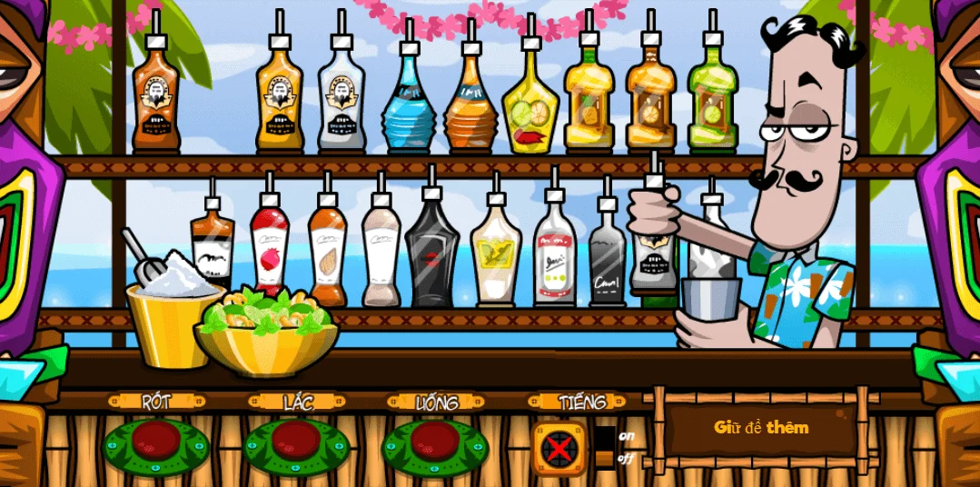 pha chế cocktail