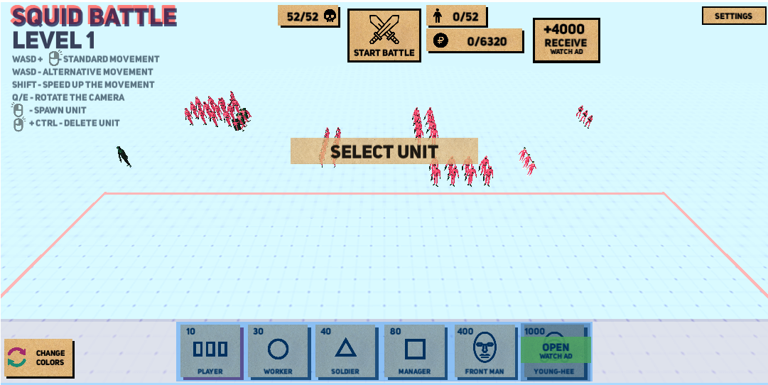 trận chiến squid game 3