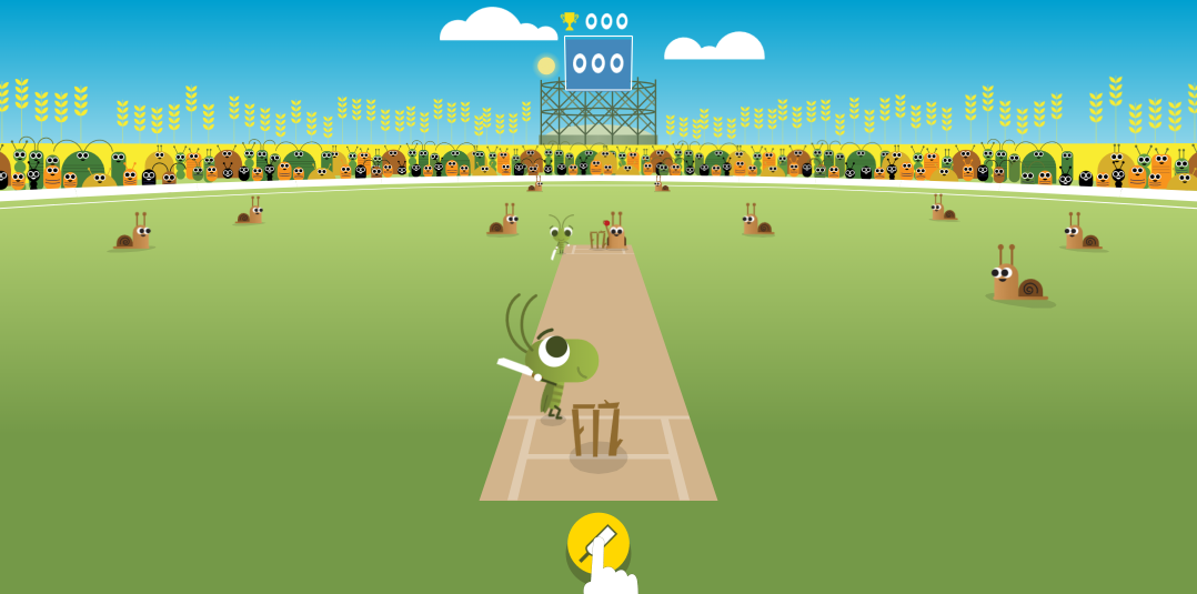 Doodle Cricket Google