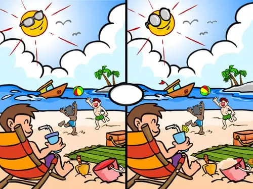 Tìm Điểm Khác Biệt Trong Tranh