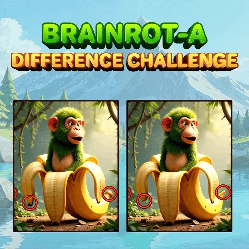 Tìm sự khác biệt Brainrot